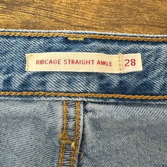 Levi's | Premium Ribcage Straight Ankle Women's Jeans EUC | Size 27 - Picture 7 of 11